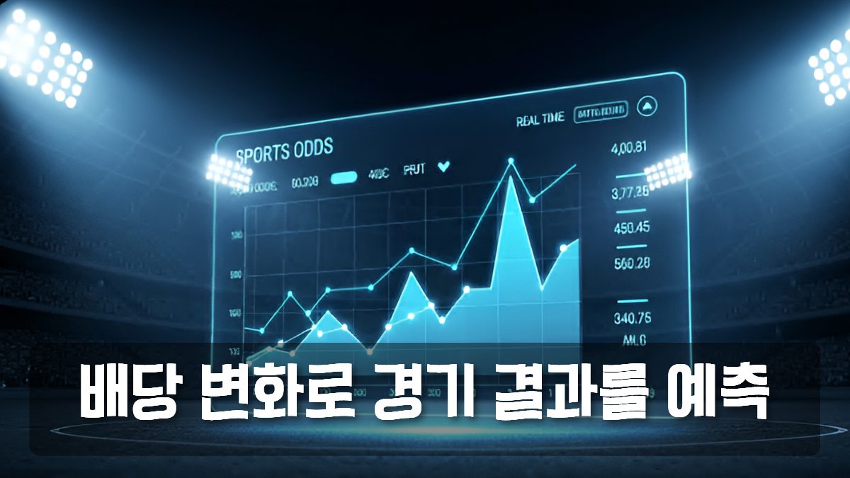 배당률 변화 경기 예측